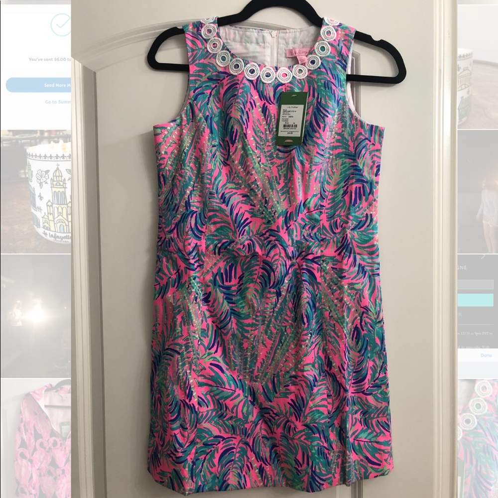 Mini Mila Shift Dress in Pink Sunset Coco Breeze